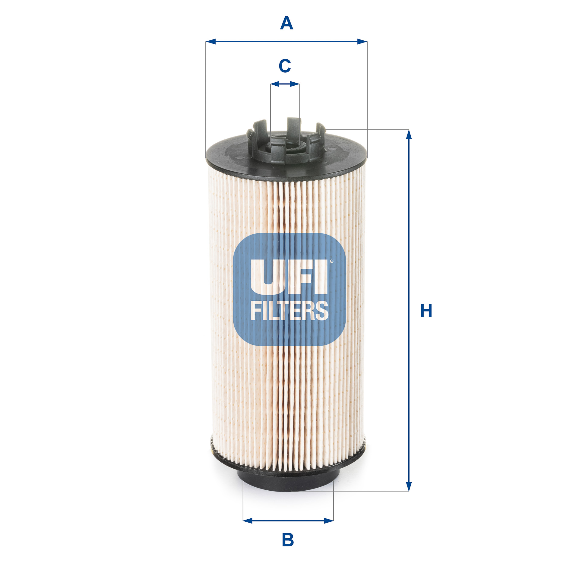 UFI 26.009.00 cross SCT- ST 716 P (PU999/2x) Топливный фильтр