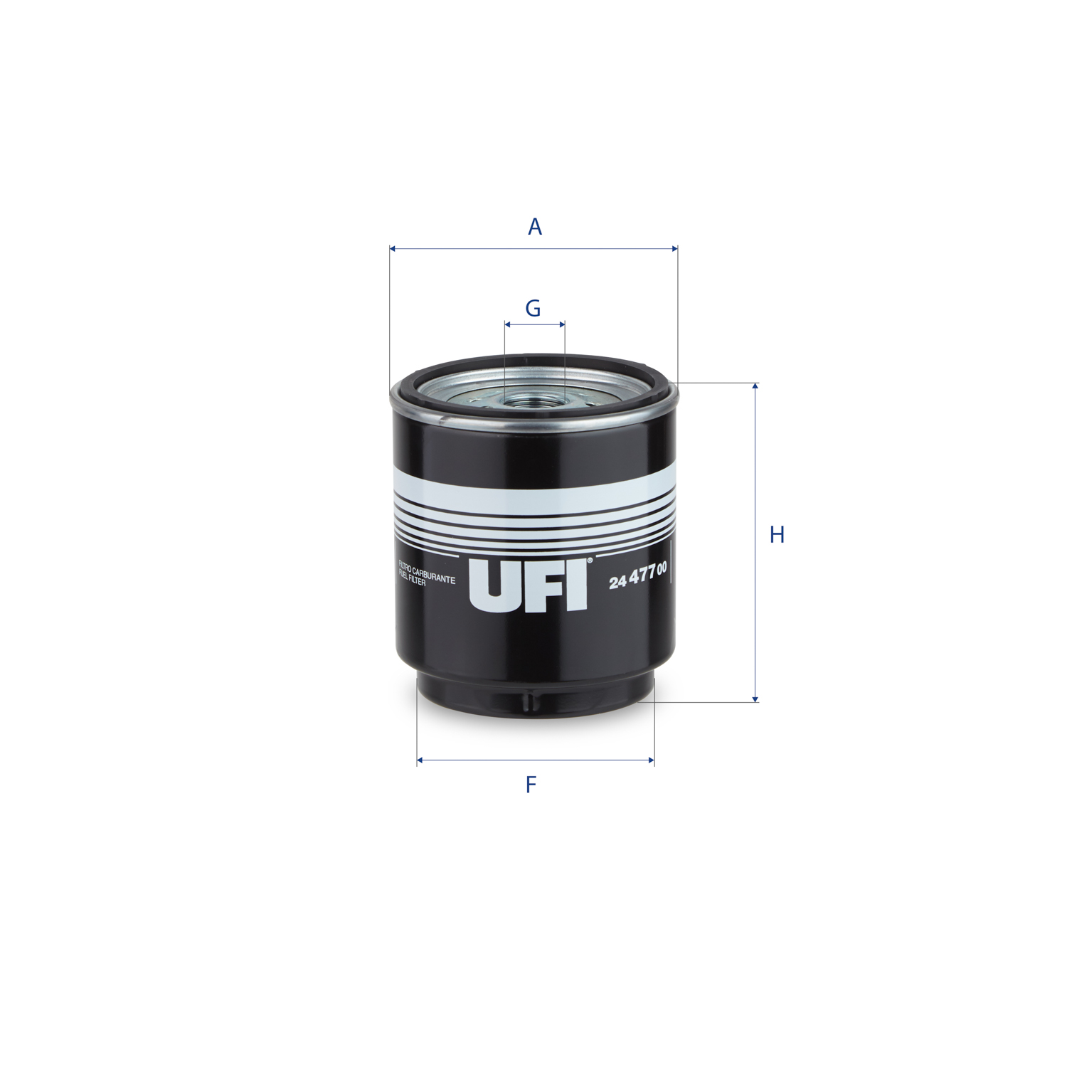 UFI Filters 24.113.00 Dieselfilter - Kompatibel Mit Verschiedenen Fahrzeugen