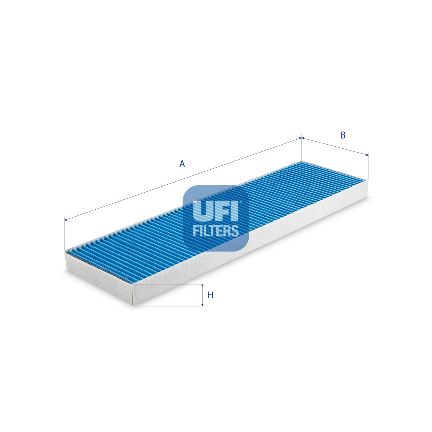 UFI Innenraumluftfilter 53.024.00 – Kompatibel Mit FIAT & Anderen Marken, Maße 310x140x17 Mm