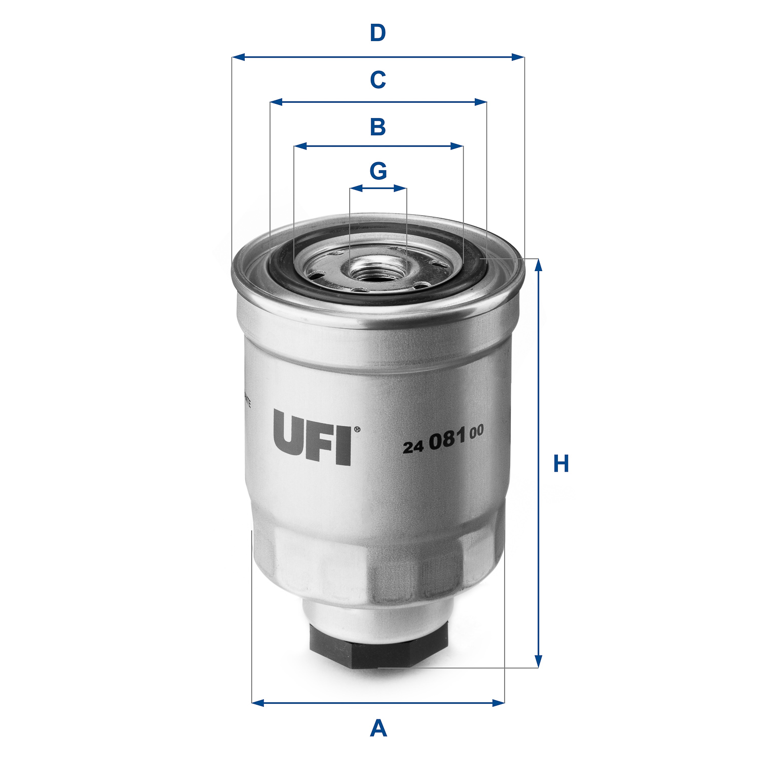 Filtre à carburant UFI Filters 24.ONE.02 au meilleur prix