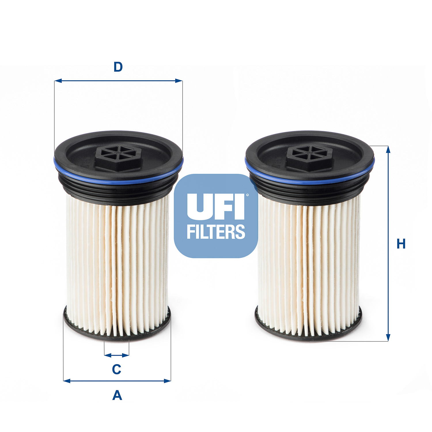 UFI FILTERS Dieselfilter 26.014.00 - Hochleistungsfilter Für Dieselkraftstoff