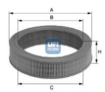 UFI Filters AIR FILTER INDUSTRIAL VEHICLES 27.383.00 - View #11