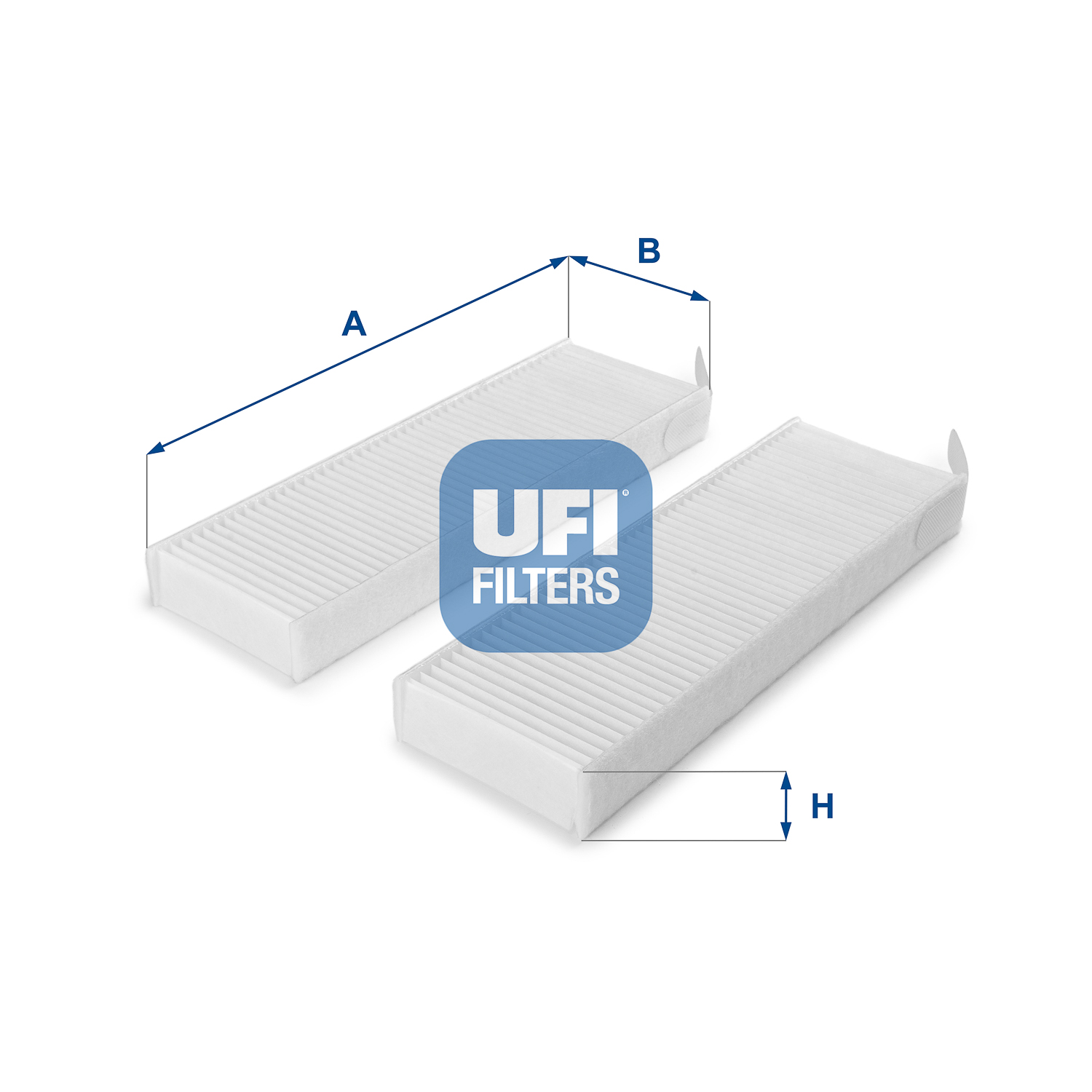 UFI Filters Innenraumluftfilter 53.100.00 – Für Frische Luft Im Auto, Partikelfilter >90%, Einfacher Wechsel